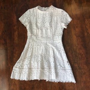 WORN ONCE Cream Lace Dress